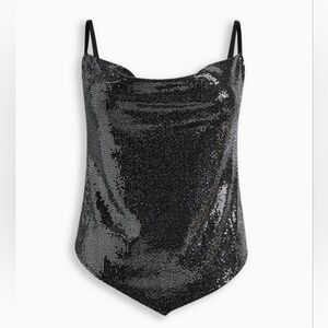 Silver Sequin Torrid Tank in size 3